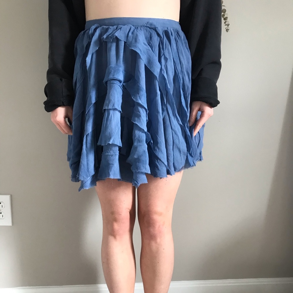 Blue Detailed LSF Skirt - Picture 4 of 4